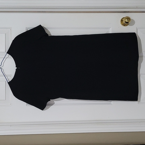 Aritzia Babaton Black Patricio Crepe Tshirt Dress - Picture 7 of 10